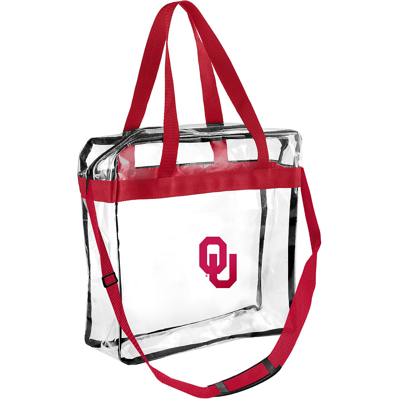 Forever Collectibles University of Oklahoma Clear Messenger Bag                                                                  - view number 1