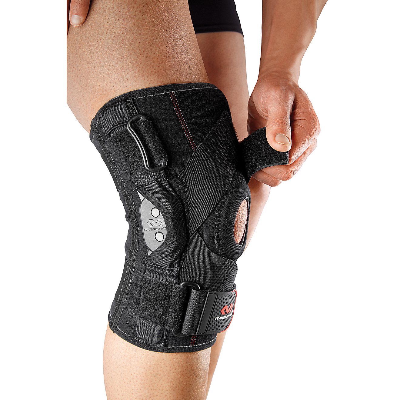 McDavid Adults' Knee Brace with Polycentric Hinges and Cross Straps                                                              - view number 4