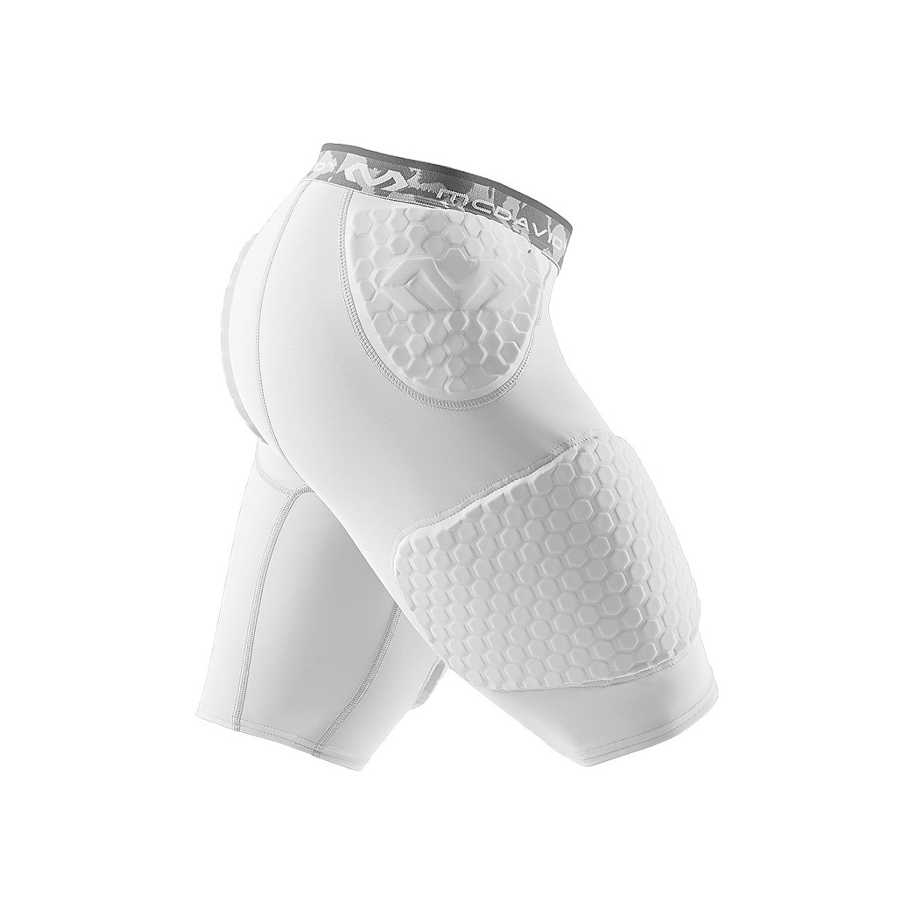 McDavid Adults' HEX Contoured Wrap-Around Thigh Shorts                                                                           - view number 1