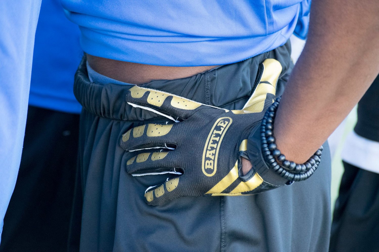 Battle Youth UltraStick Receiver Football Gloves Academy