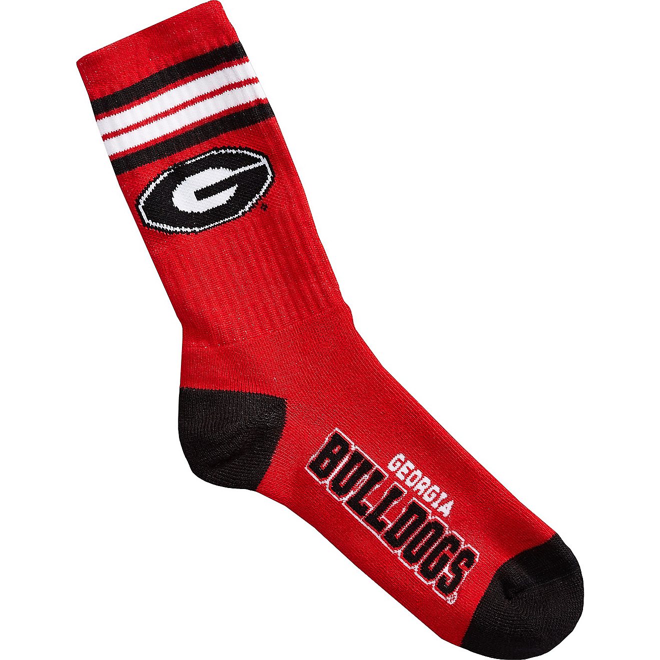 For Bare Feet Adults' University of Georgia 4-Stripe Deuce Socks                                                                 - view number 3