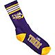 For Bare Feet Adults' Louisiana State University 4-Stripe Deuce Socks                                                            - view number 3 image