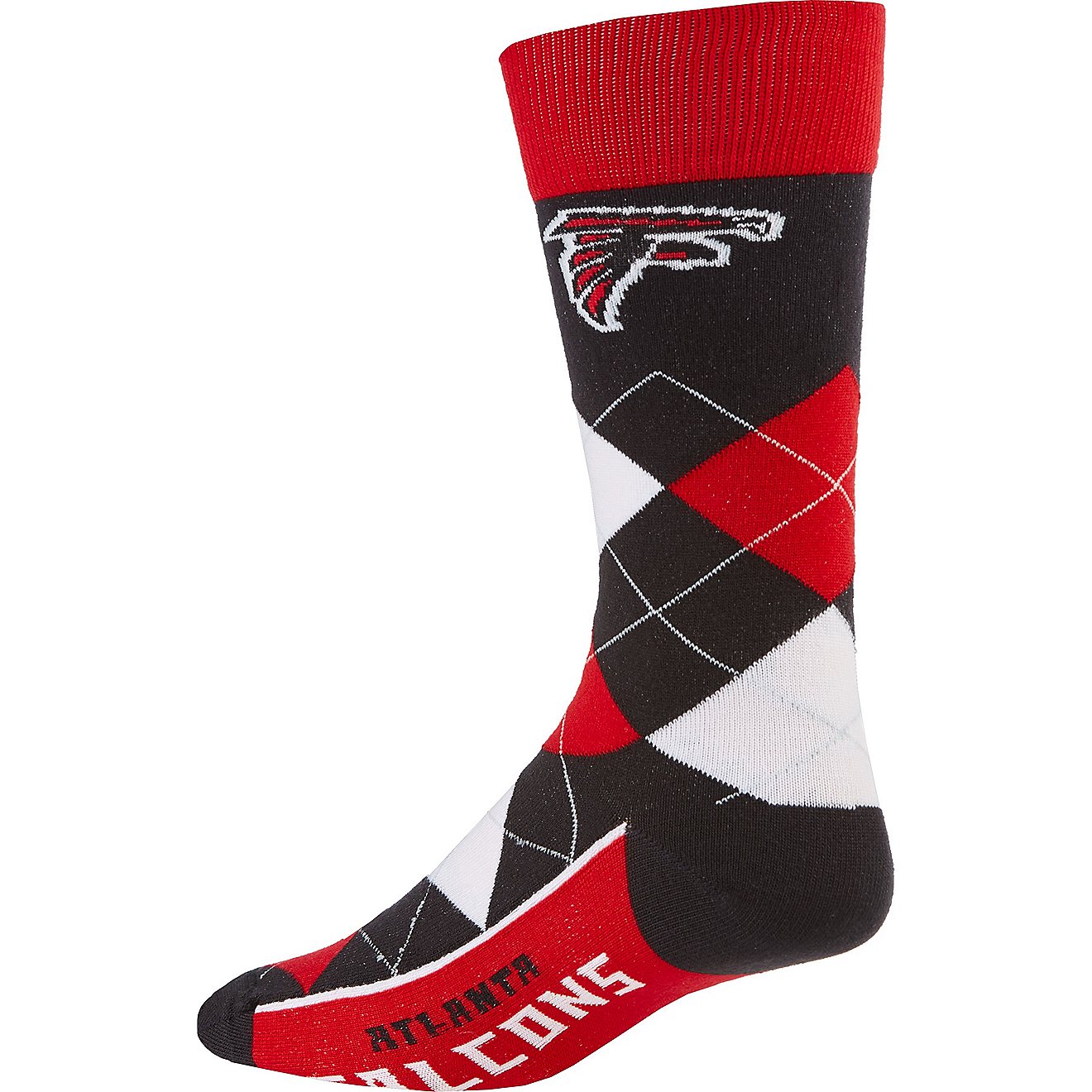 For Bare Feet Unisex Atlanta Falcons Team Pride Flag Top Dress Socks                                                             - view number 2