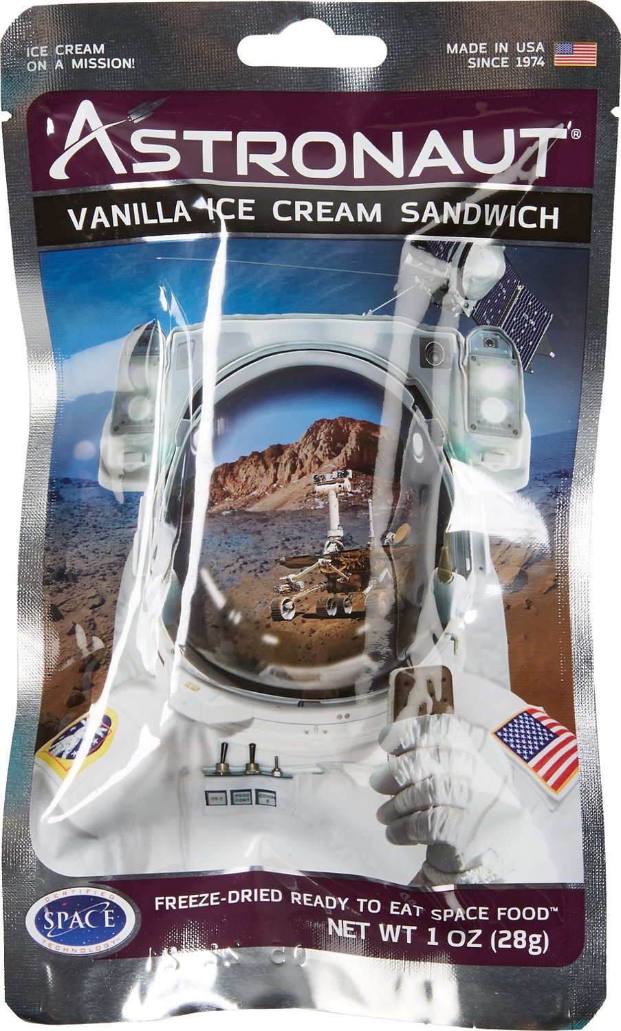 Backpacker's Pantry Astronaut Freeze Dried Vanilla Ice Cream Sandwich                                                           