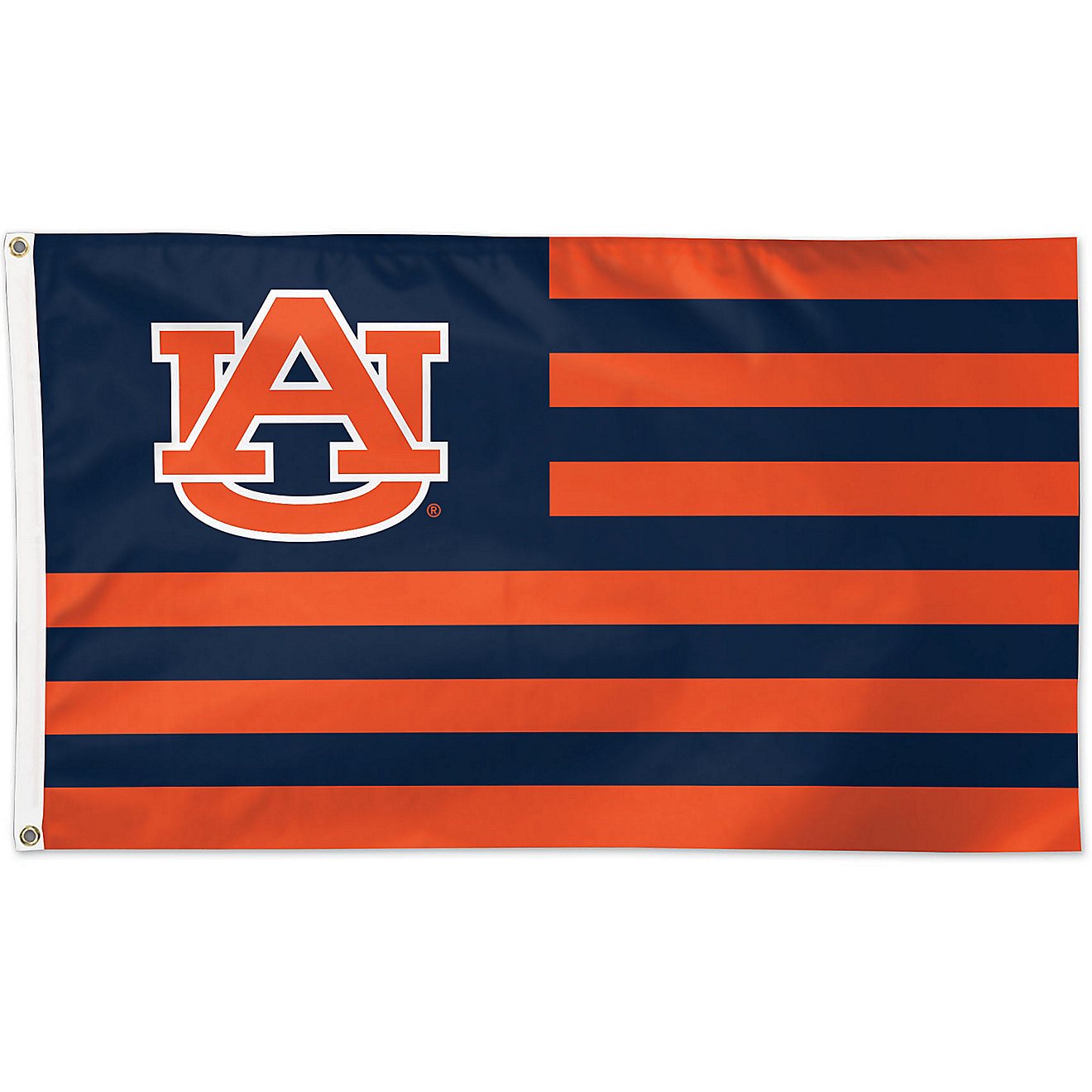 WinCraft Auburn University Stars and Stripes Deluxe Flag                                                                         - view number 1