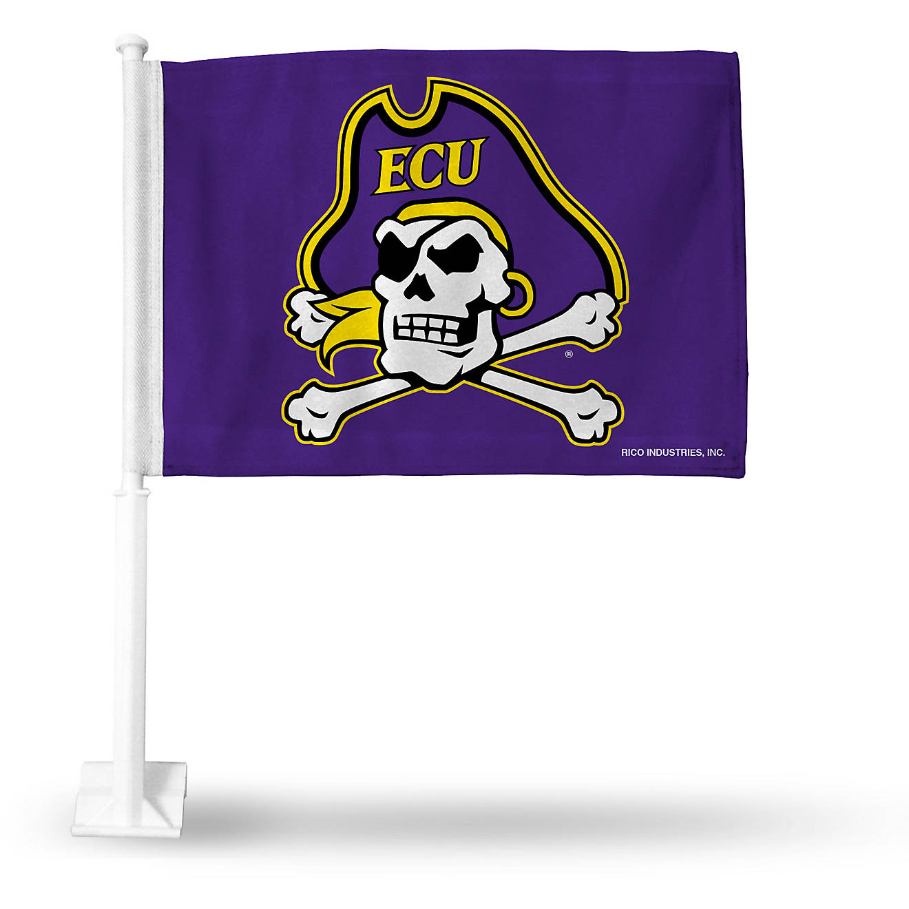 Rico East Carolina University Primary Logo Car Flag                                                                              - view number 1