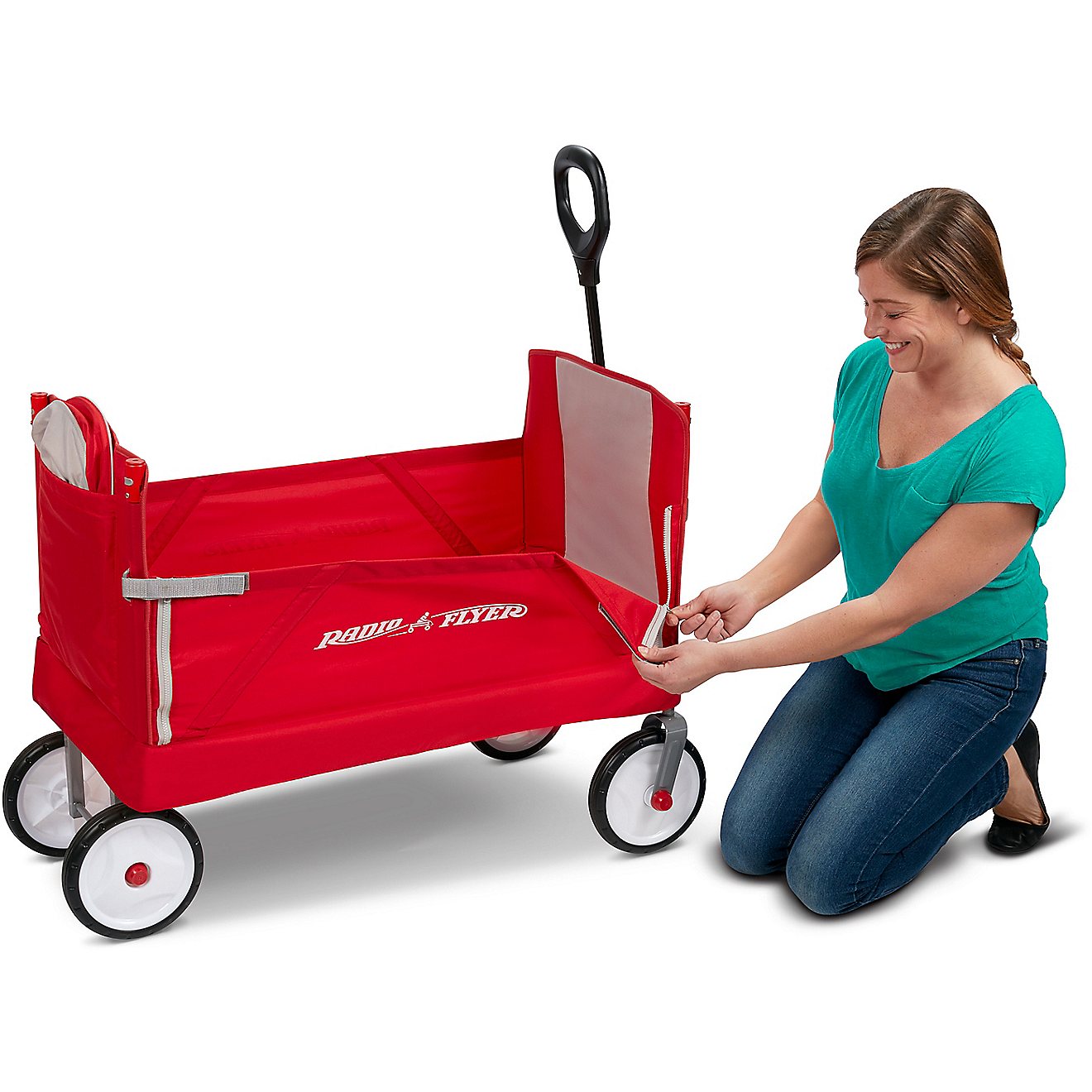 Radio Flyer Kids' 3-in-1 EZ Fold Wagon with Canopy                                                                               - view number 13