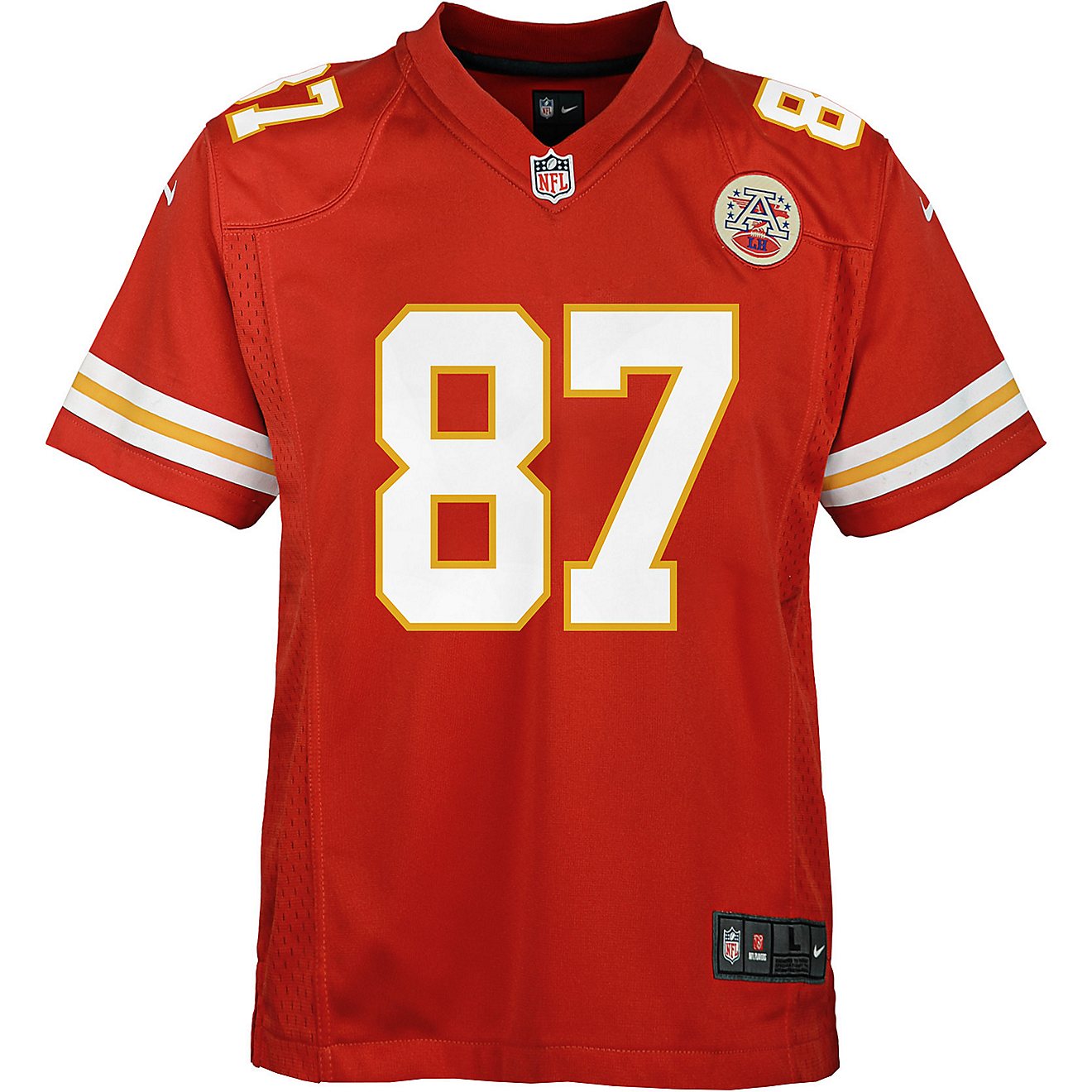 NFL Boys' Kansas City Chiefs Travis Kelce 87 Nike Game Jersey                                                                    - view number 2