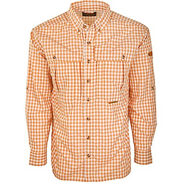 Drake Waterfowl Men's FeatherLite Wingshooter's Plaid Long Sleeve Shirt