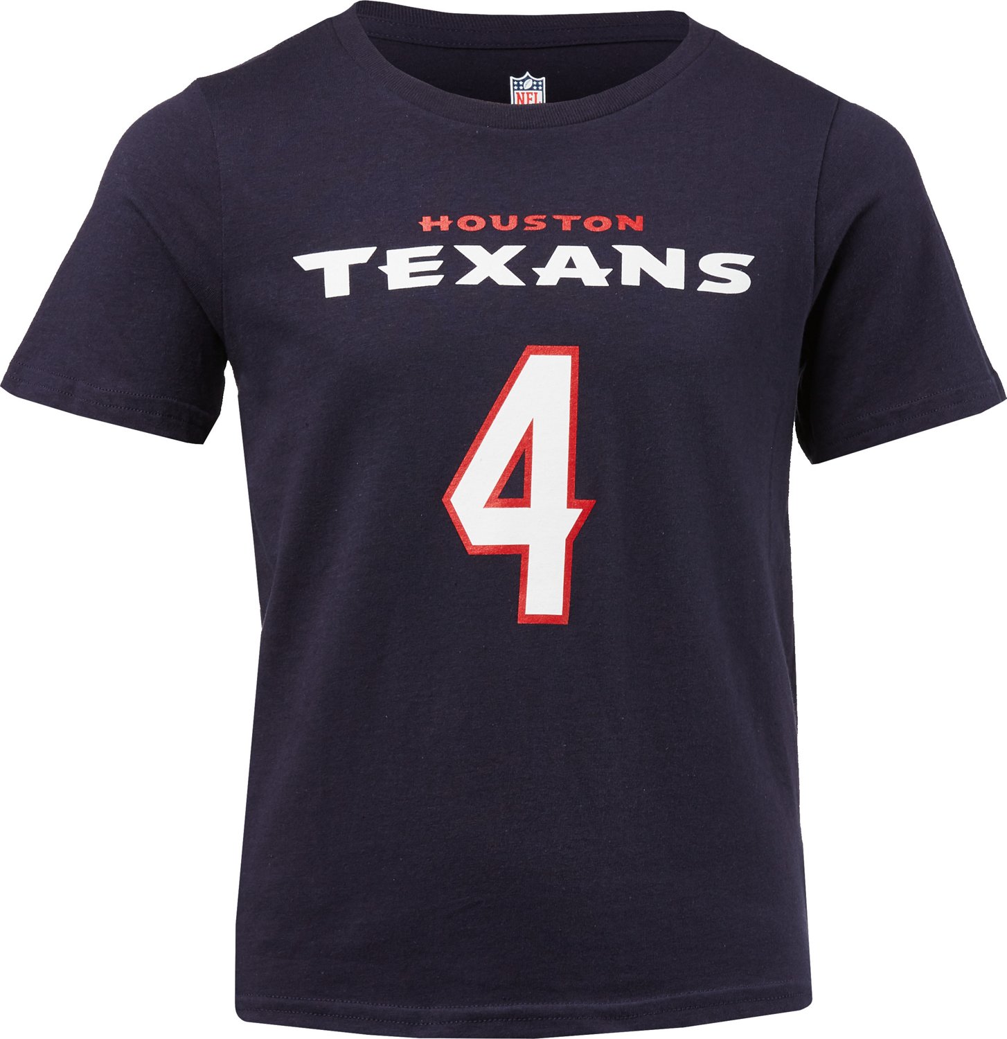 NFL Boys' Houston Texans Deshaun Watson 4 Mainliner T-shirt | Academy