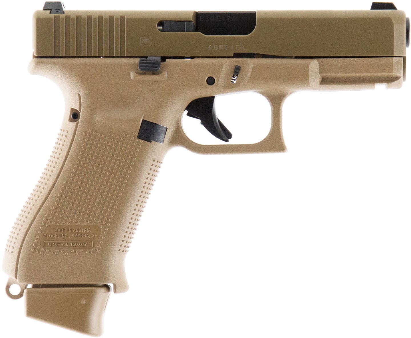 Glock G19X Gen5 Crossover NS 9mm Compact 10Round Pistol Academy