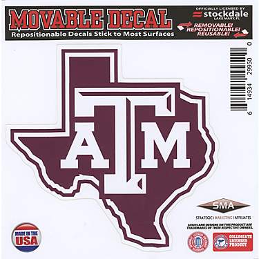 WinCraft Texas A&M University Movable Logo Decal                                                                                