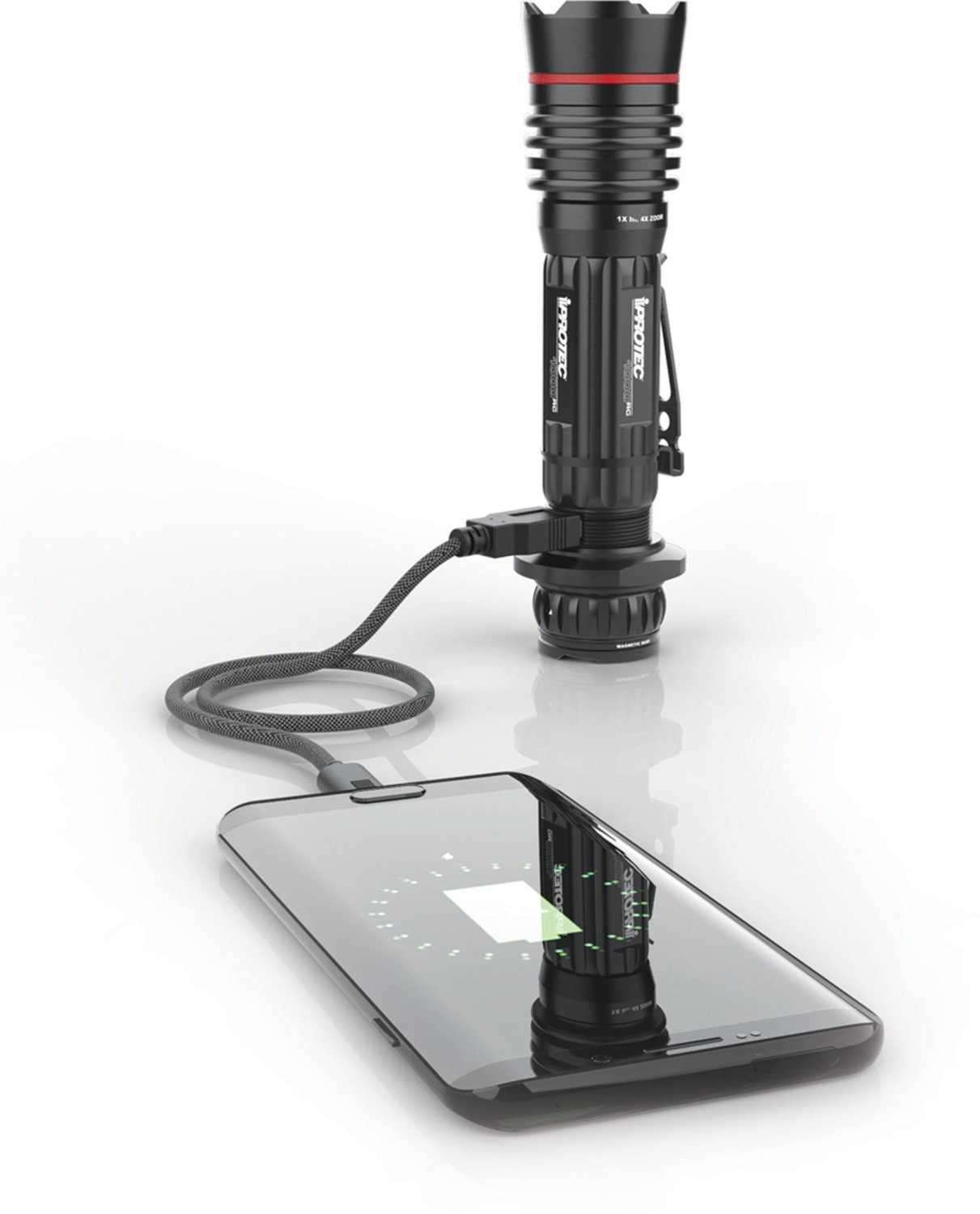 iProtec Pro Rechargeable LED Flashlight Academy