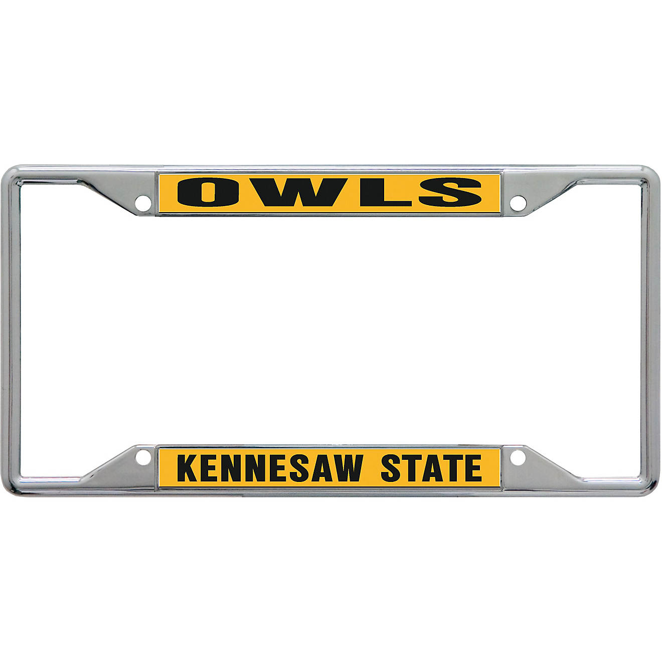 WinCraft Kennesaw State University Metal Acrylic License Plate                                                                   - view number 1