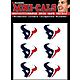 WinCraft Houston Texans Face-Cals Decals 6-Pack                                                                                  - view number 1 image