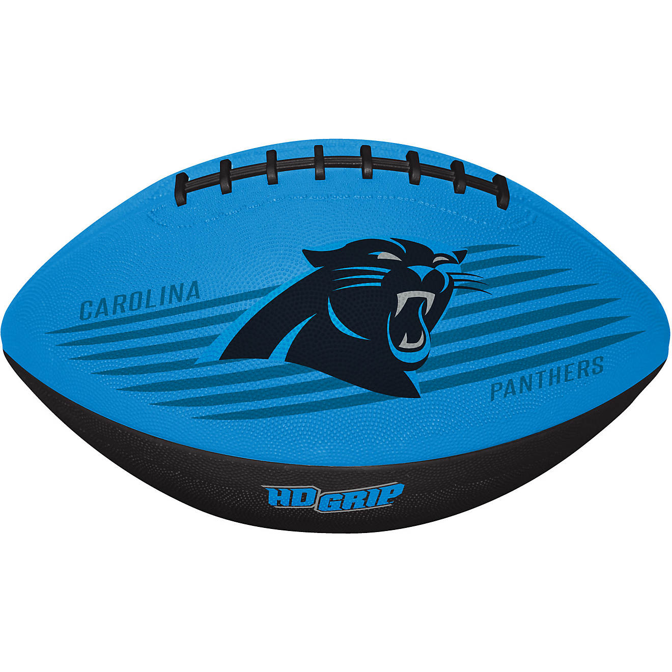 Rawlings Youth Carolina Panthers Downfield Rubber Football                                                                       - view number 1