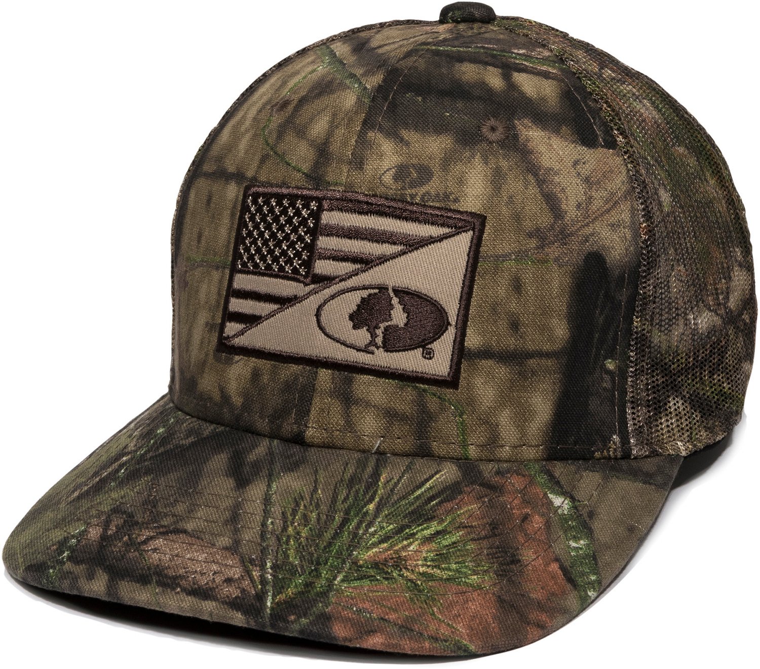 Mossy Oak Mens Americana 6 Panel Ball Cap Academy