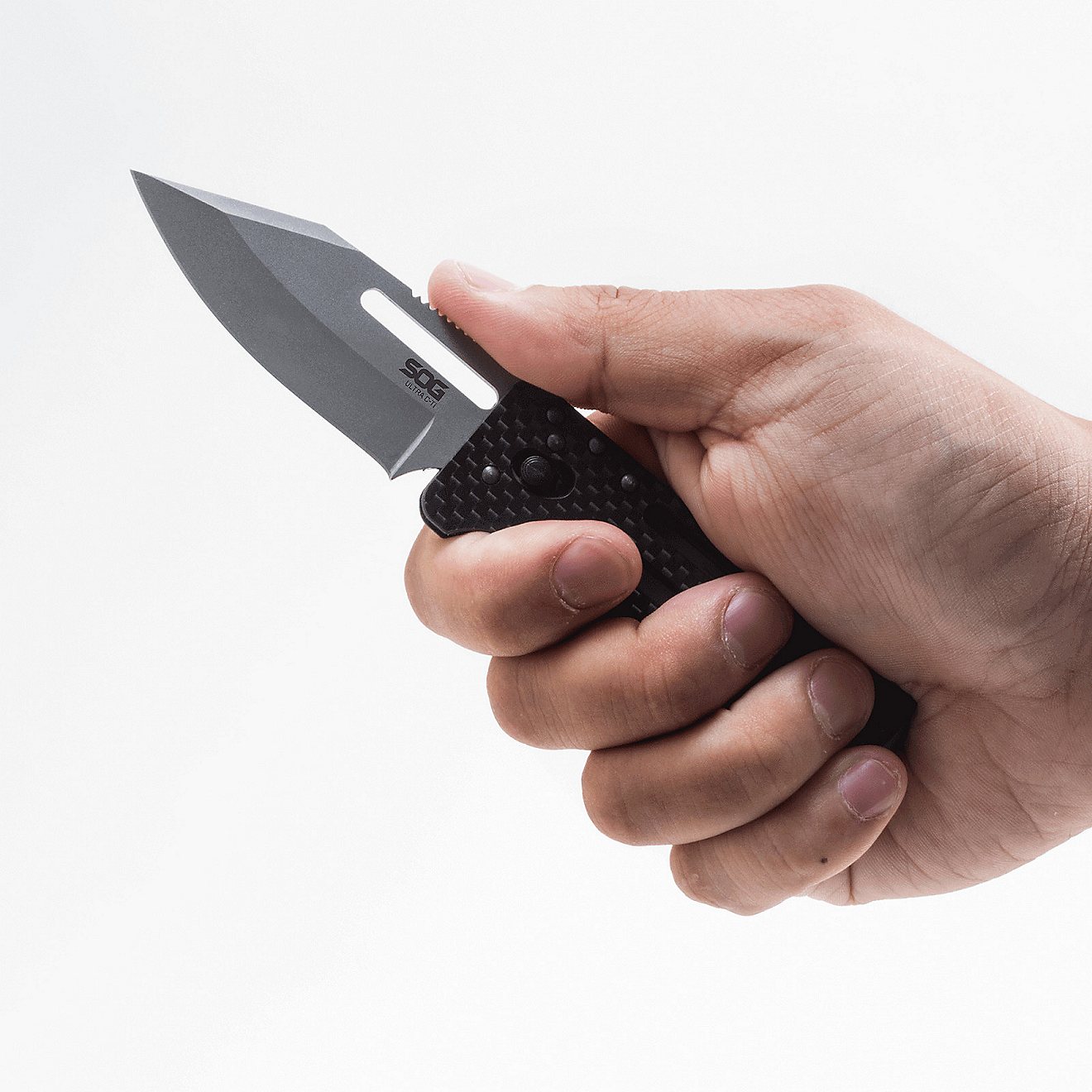 SOG Ultra C-Ti FE Beadblast Folding Knife                                                                                        - view number 9