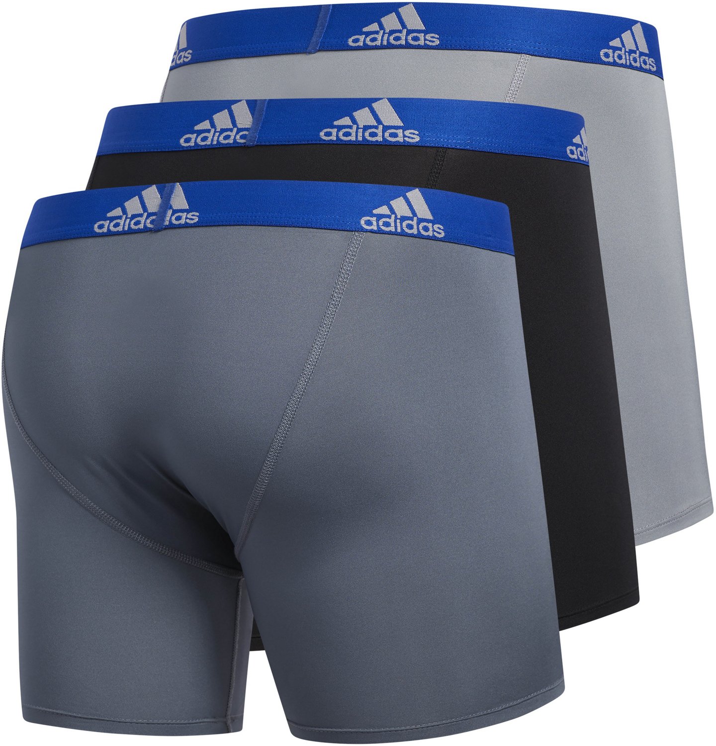 adidas Men's climalite Sport Performance Underwear 3-Pack | Academy