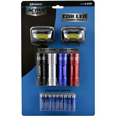 Dorcy COB Flashlight and Headlamp Combo 6-Pack                                                                                  