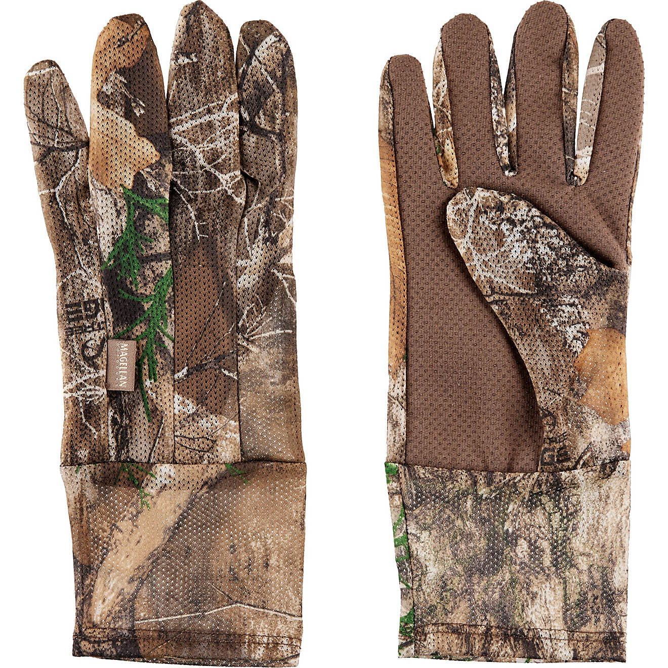 Magellan Outdoors Men's Camo Mesh Hunting Gloves                                                                                 - view number 1