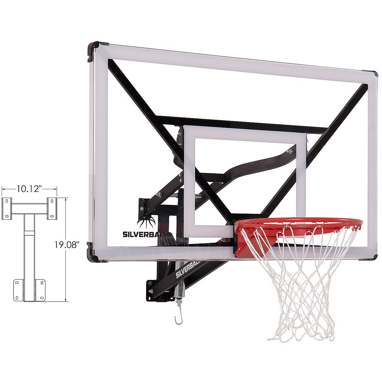 Silverback NXT 54 in Steel Wall-Mounted Basketball System                                                                        - view number 5