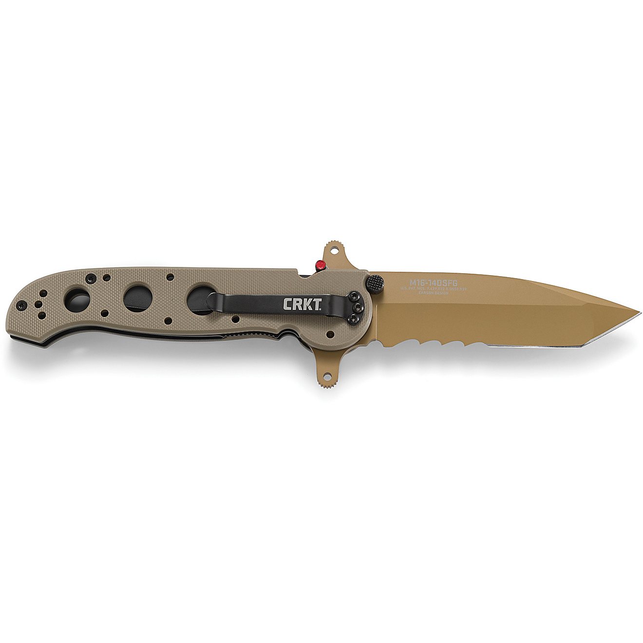 CRKT M16-14DSFG Special Forces Tanto Folding Pocket Knife with Veff Serrations                                                   - view number 2