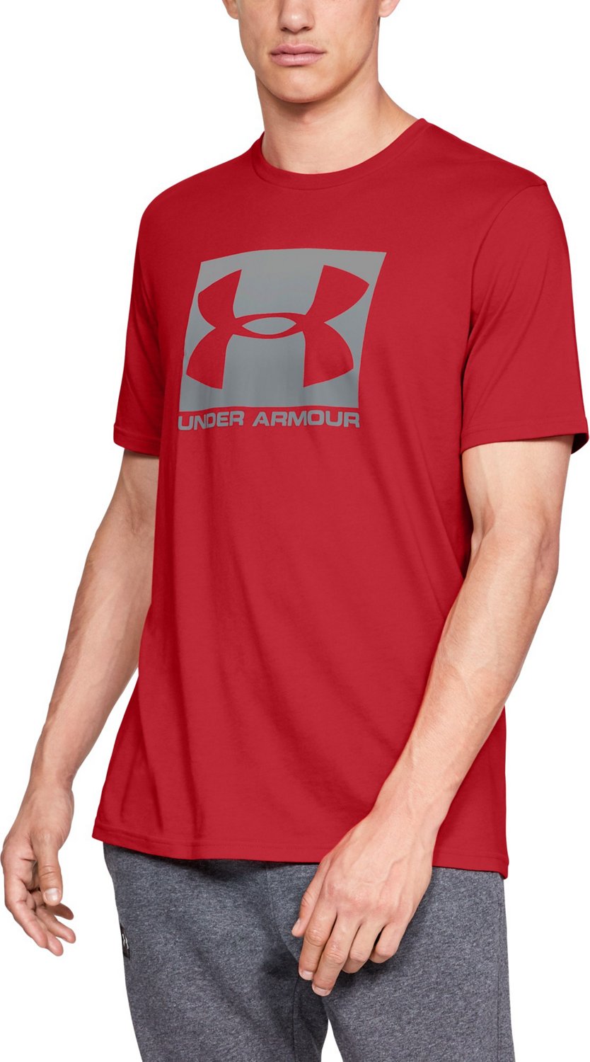 mens red under armour t shirt