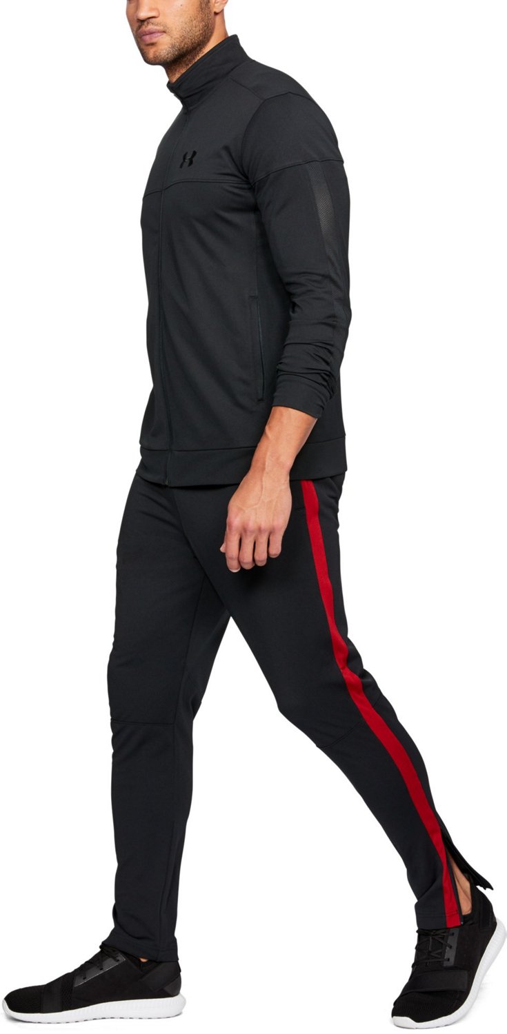 under armour training pique track jacket in grey