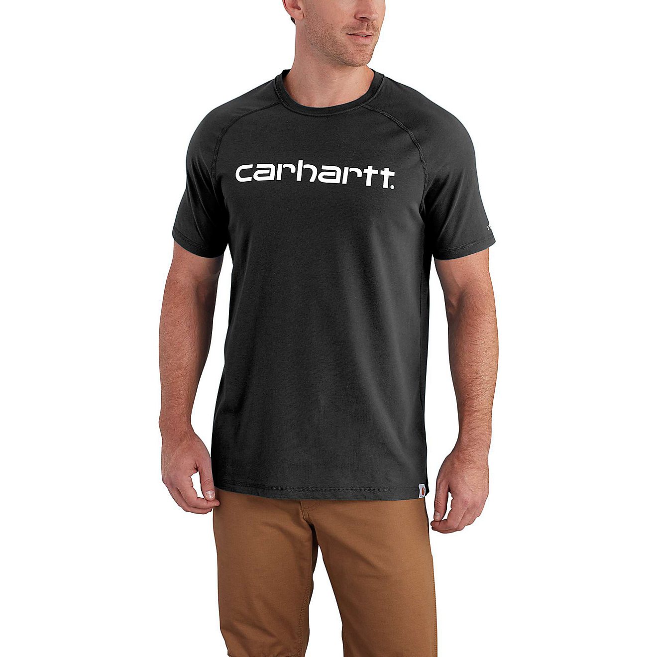 Carhartt Men's Force Cotton Delmont Graphic T-shirt                                                                              - view number 1