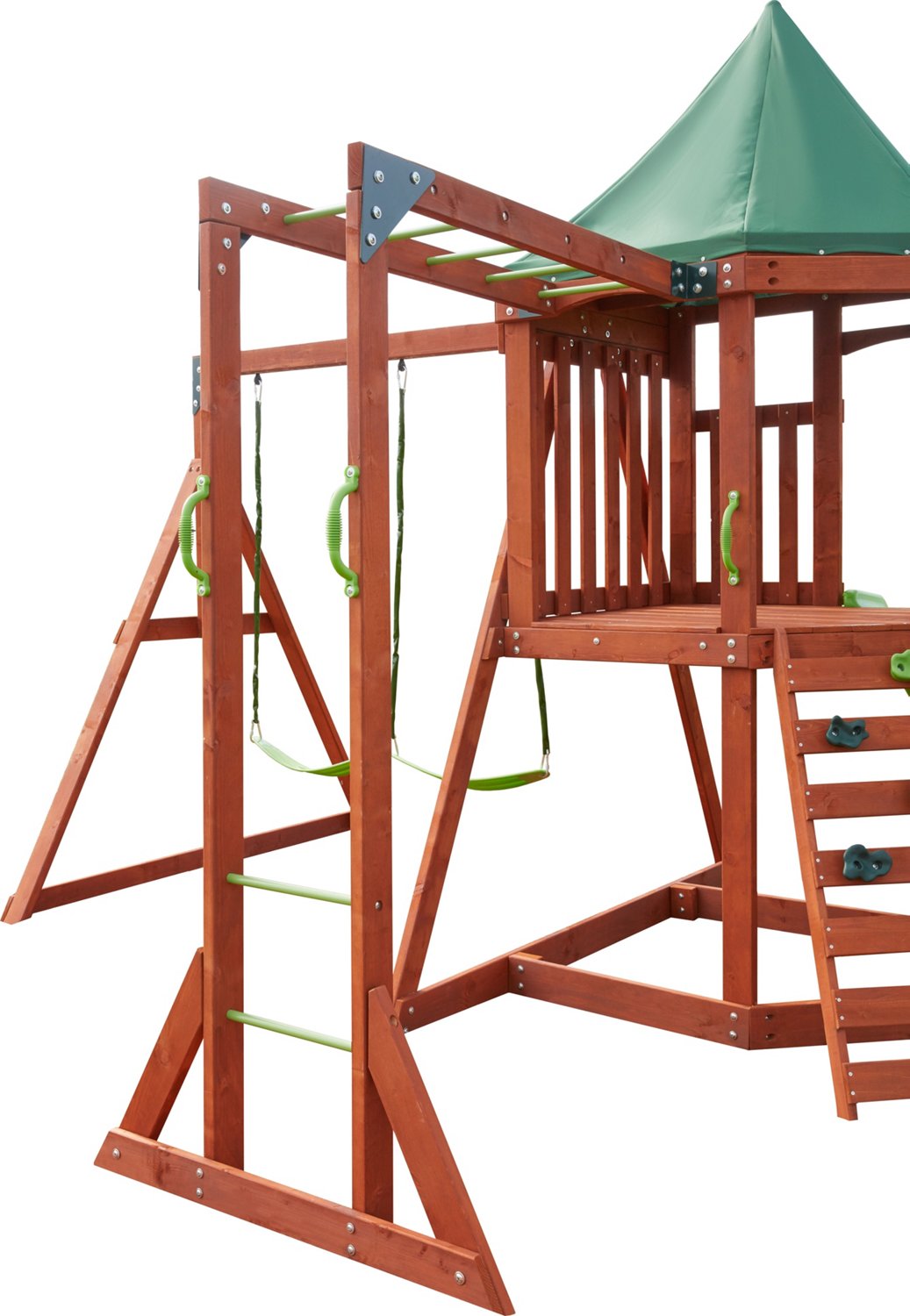 Agame Paradise Peak Wooden Swing Set