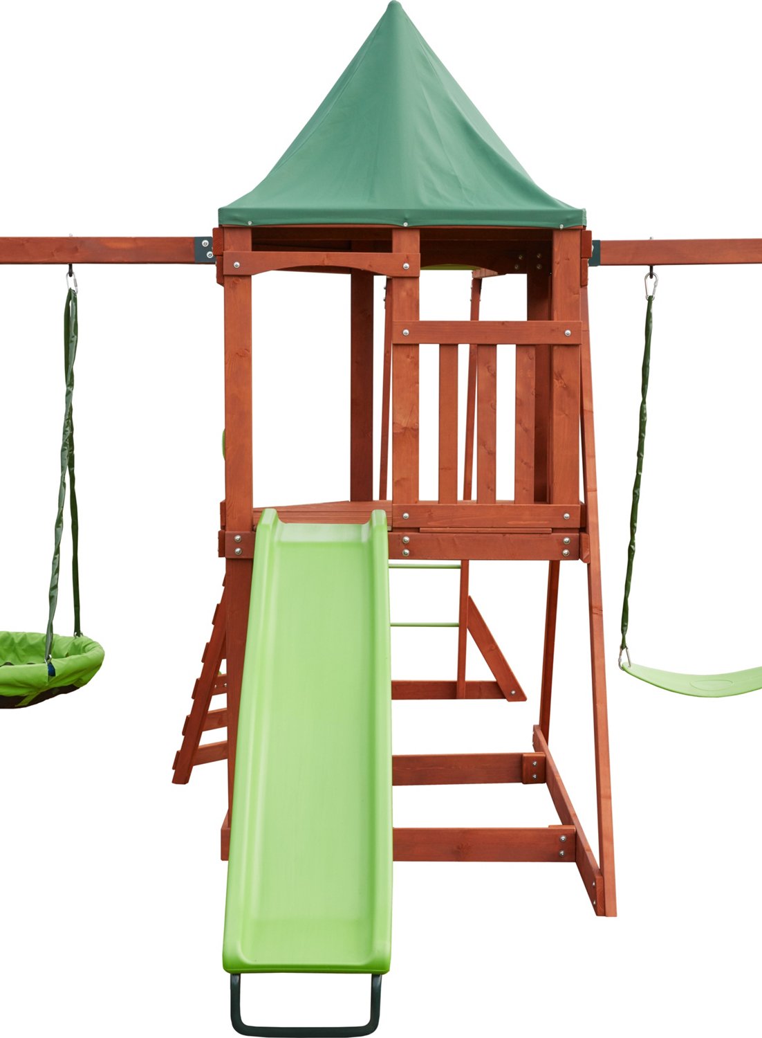 Agame Paradise Peak Wooden Swing Set