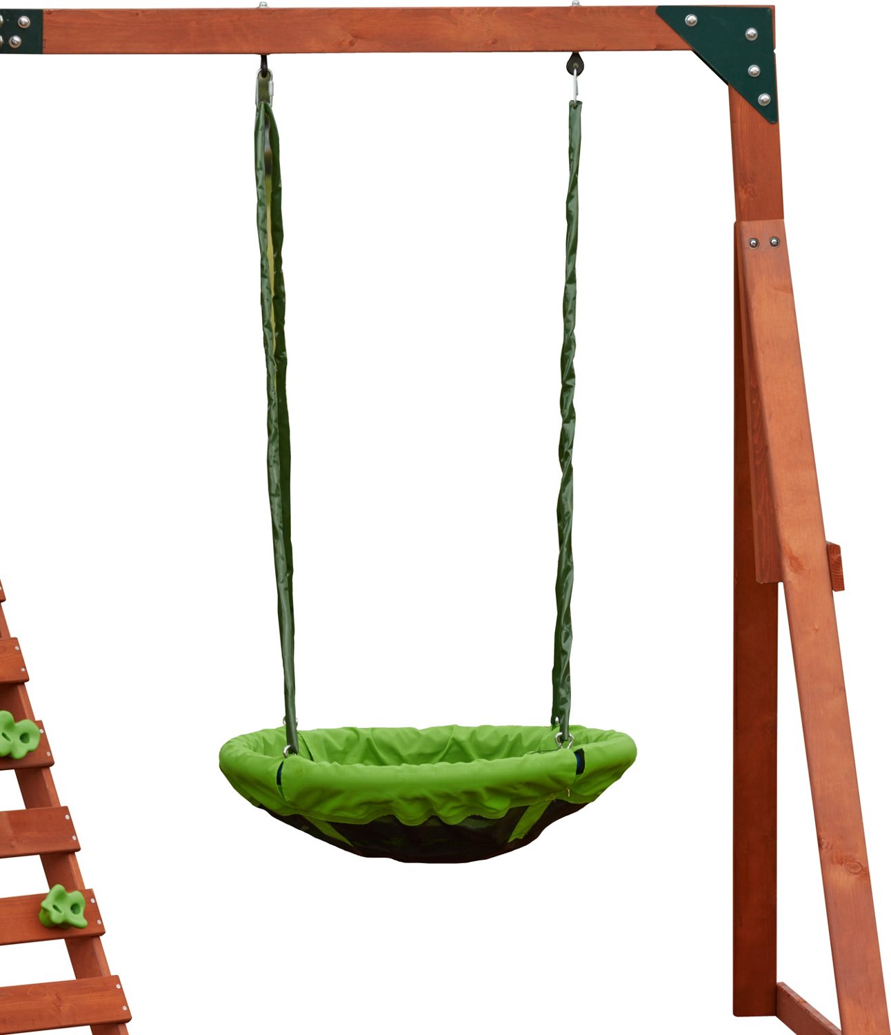 Agame Paradise Peak Wooden Swing Set