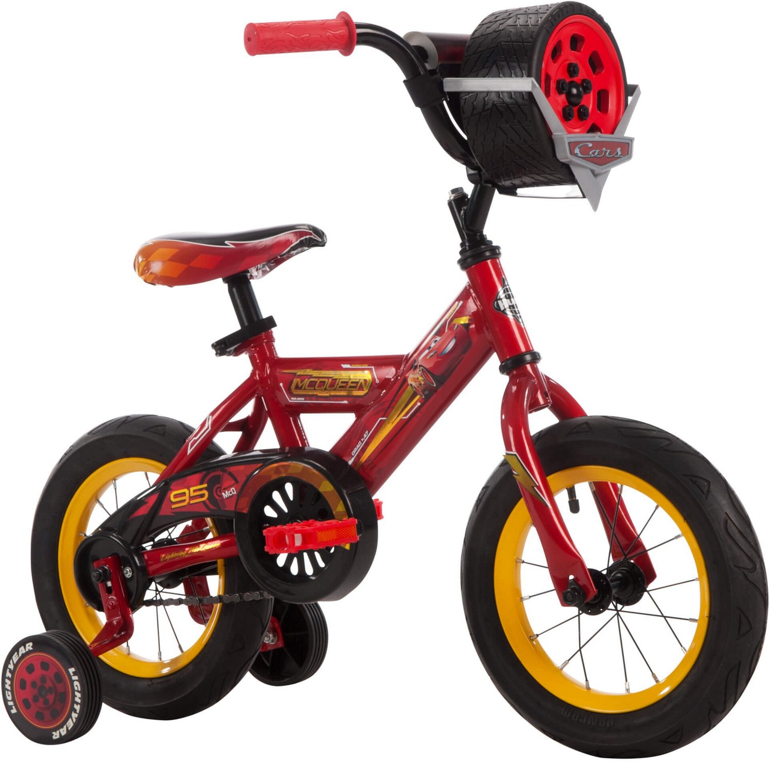 lightning mcqueen bike with training wheels