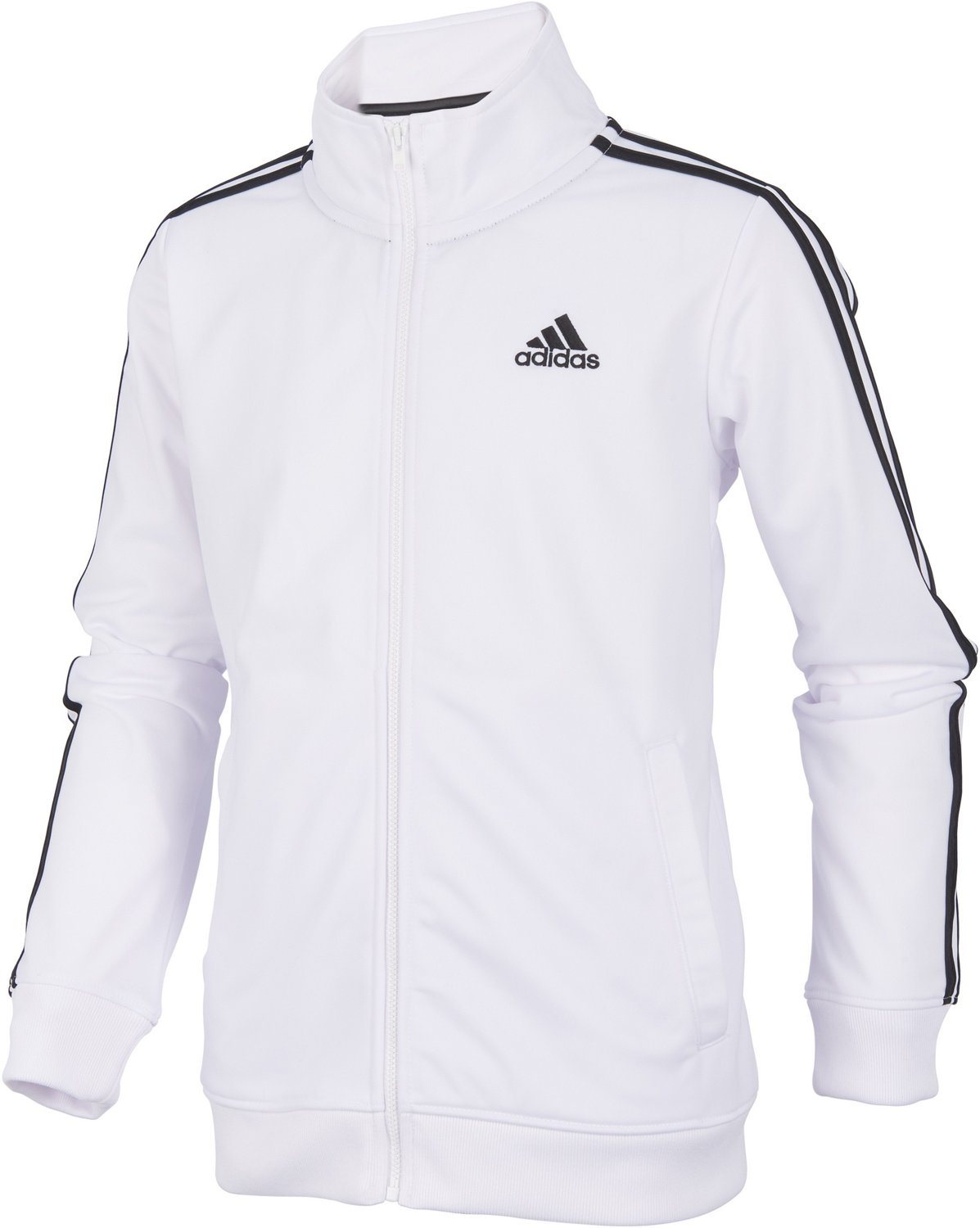 boys white adidas sweatshirt