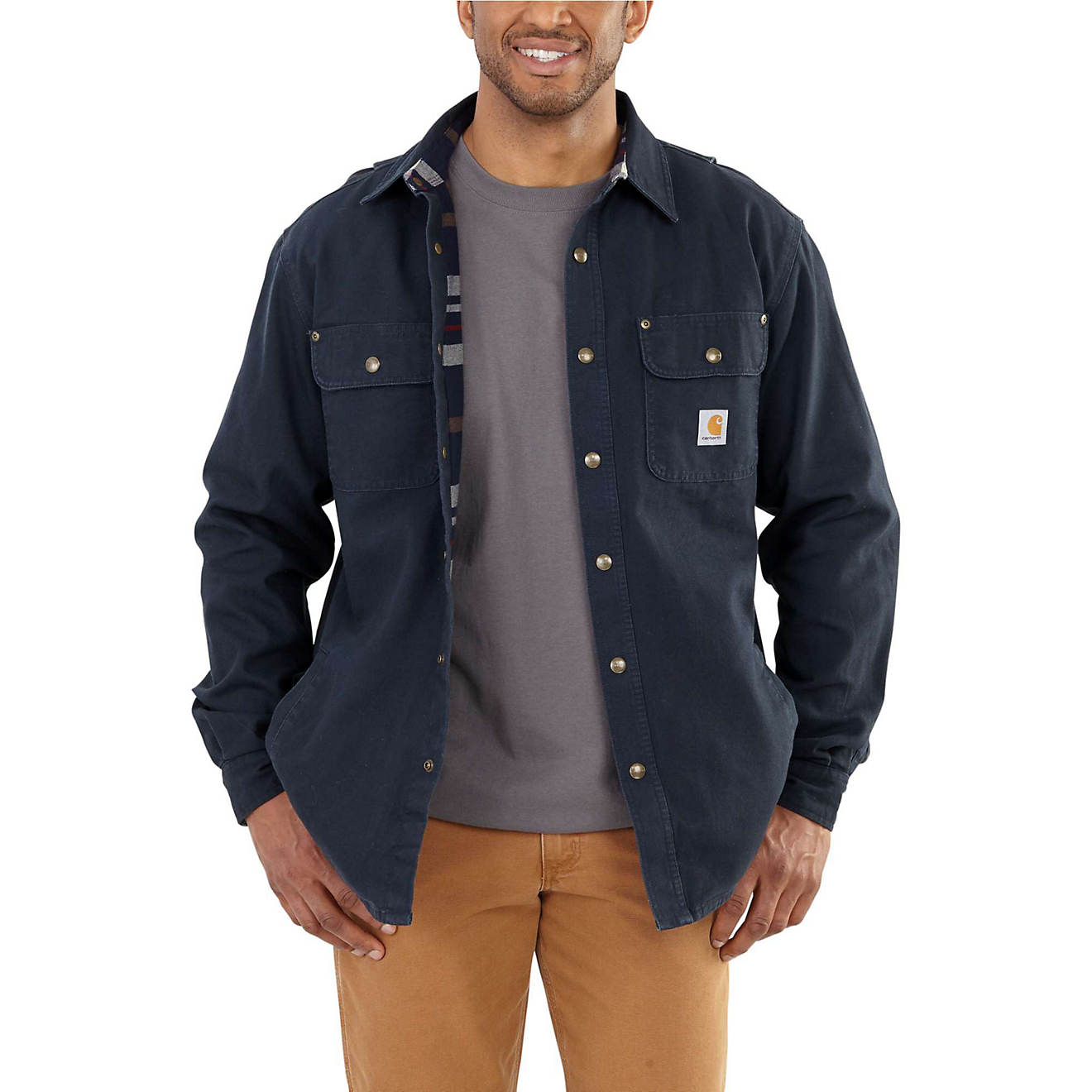 Carhartt Men's Weathered Canvas Shirt Jac                                                                                        - view number 1