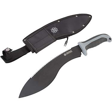 Tactical Performance 12 in Kukri Machete with Serrated Saw Back                                                                 