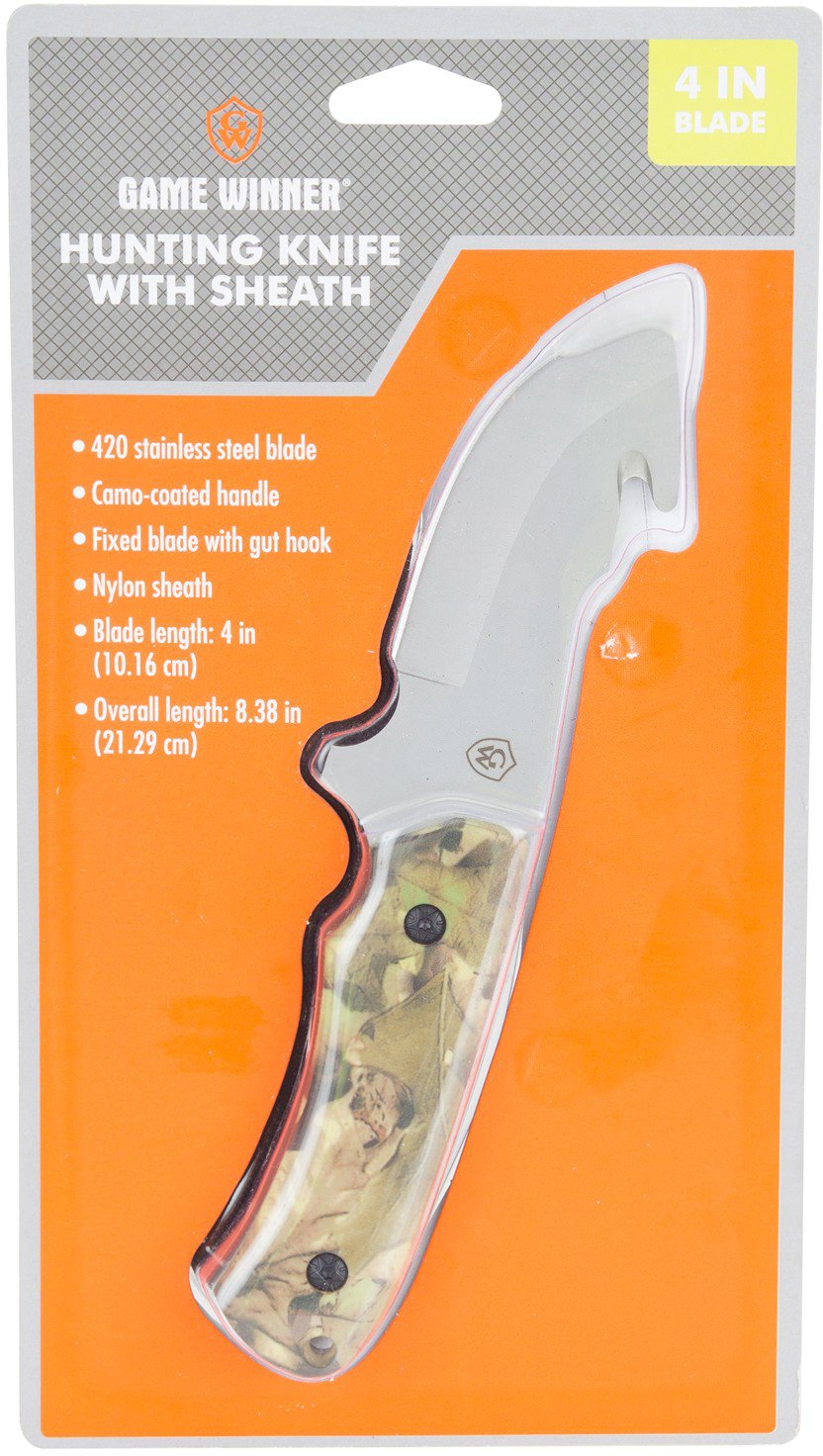Game Winner Hunting Knife With Skinner Academy