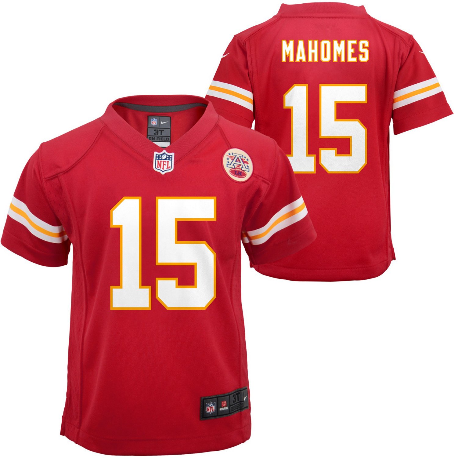 patrick mahomes kids jersey