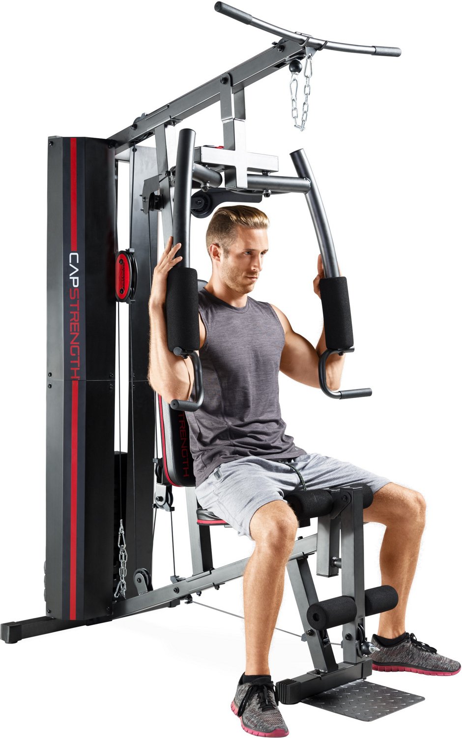 CAP CS Home Gym With 125 lb Weight Stack Academy