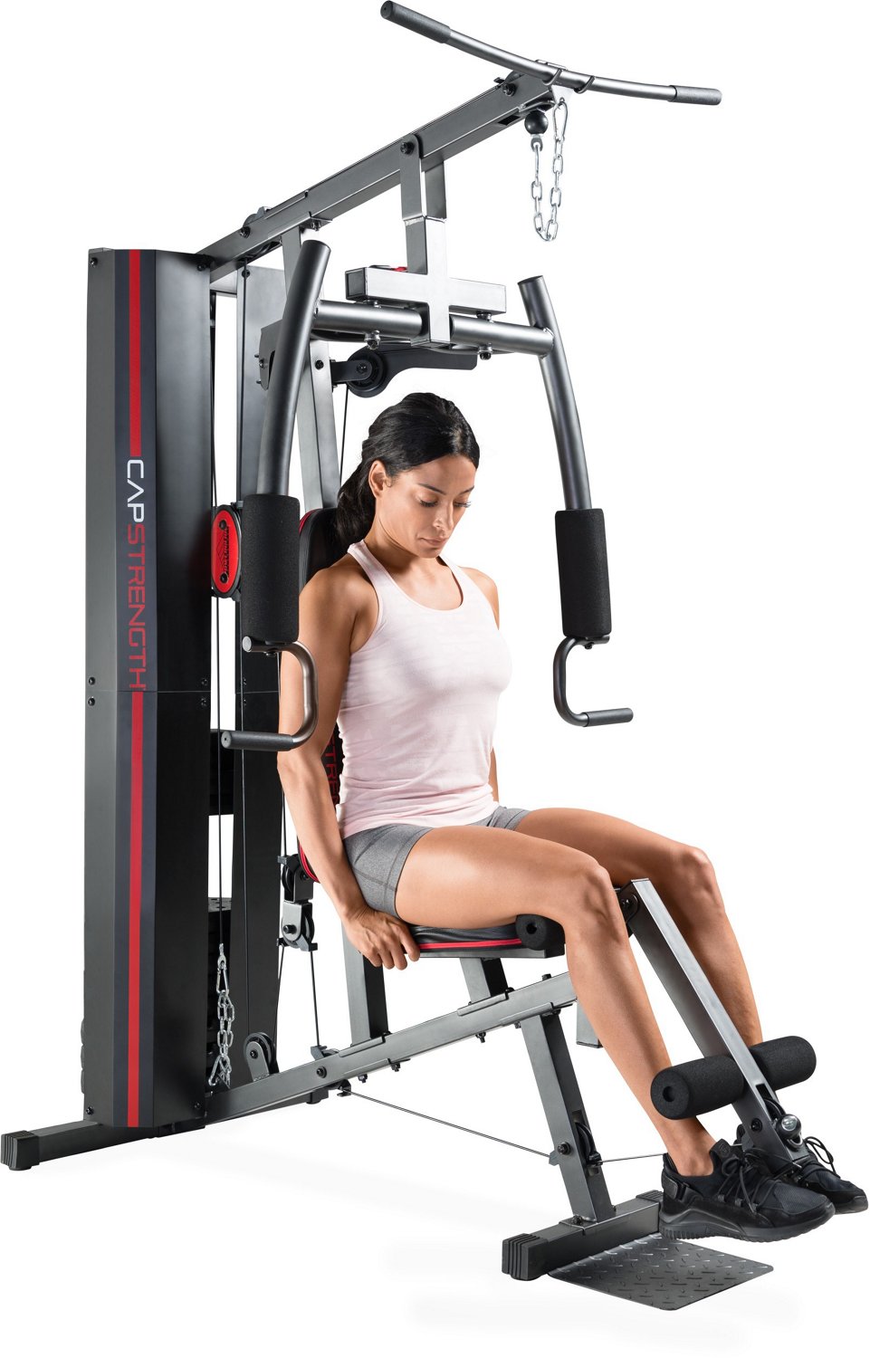 CAP CS Home Gym With 125 lb Weight Stack Academy