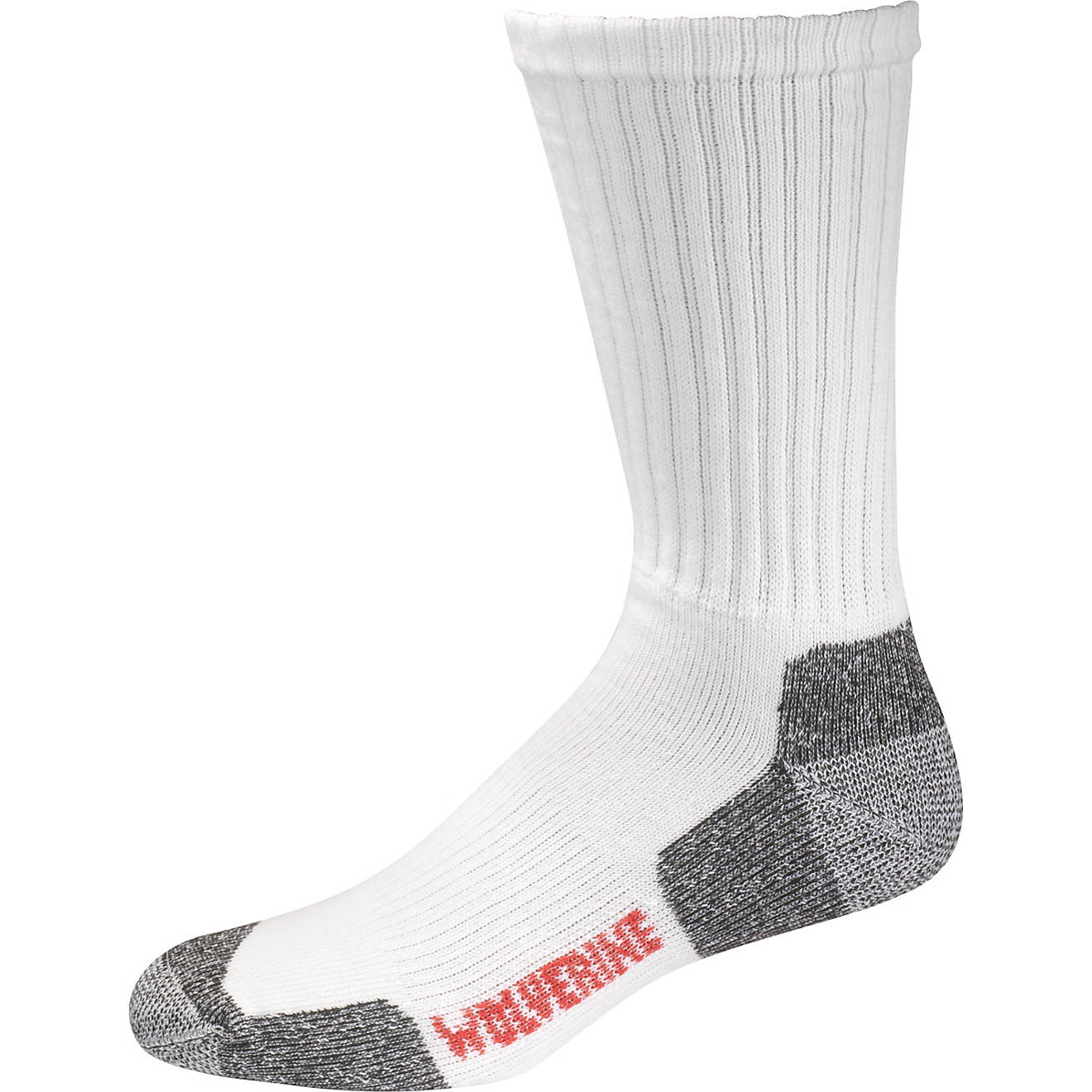 Wolverine Safety Toe Moisture Wicking Work Socks 2 Pack                                                                          - view number 1
