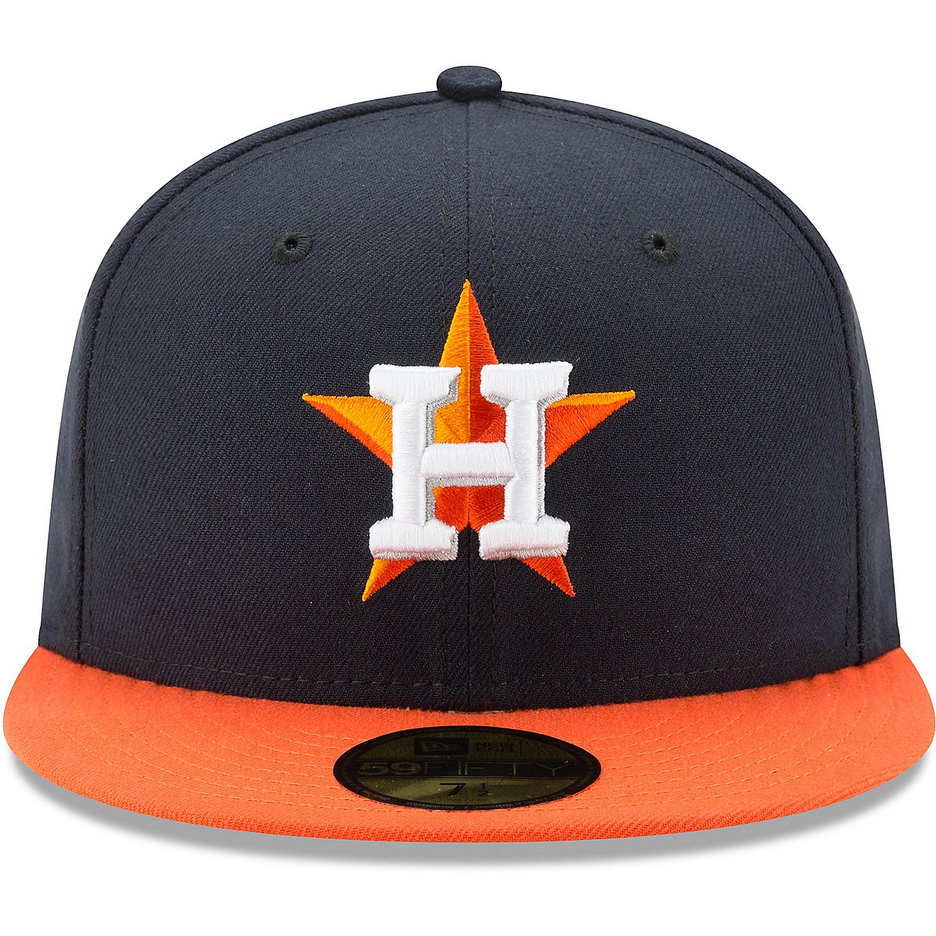 New Era Men's Houston Astros Authentic Collection 59FIFTY Fitted Cap                                                             - view number 1