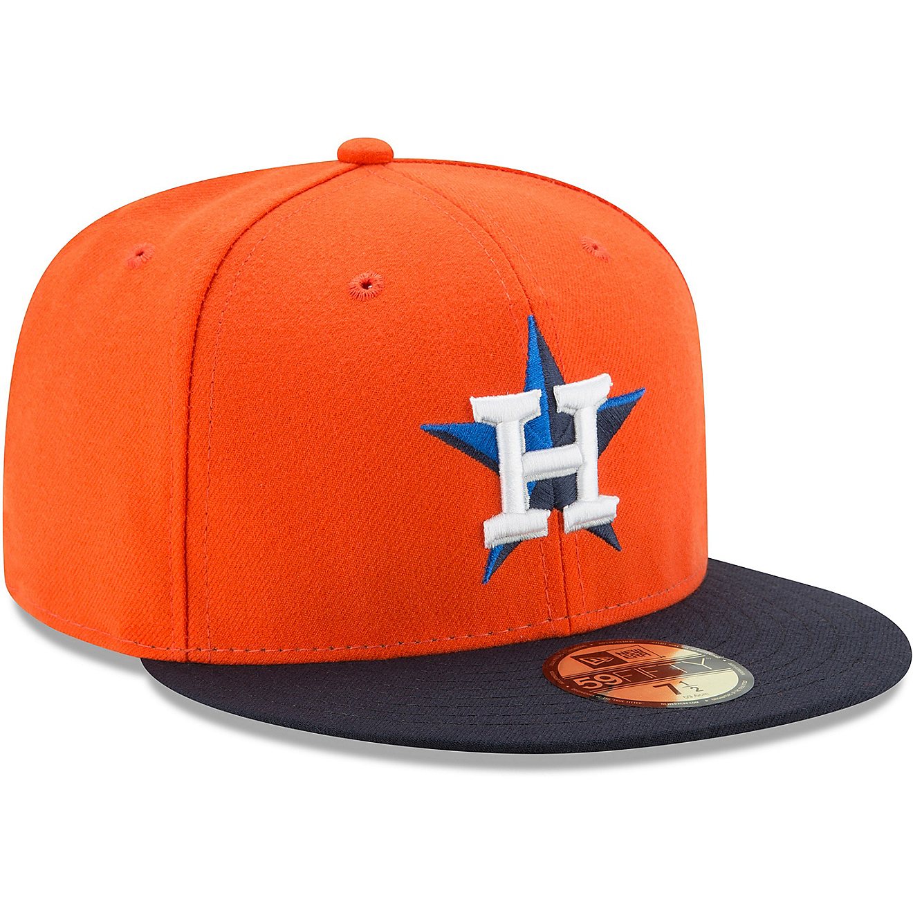 New Era Men's Houston Astros Authentic Collection Alternate 59FIFTY Fitted Cap                                                   - view number 4