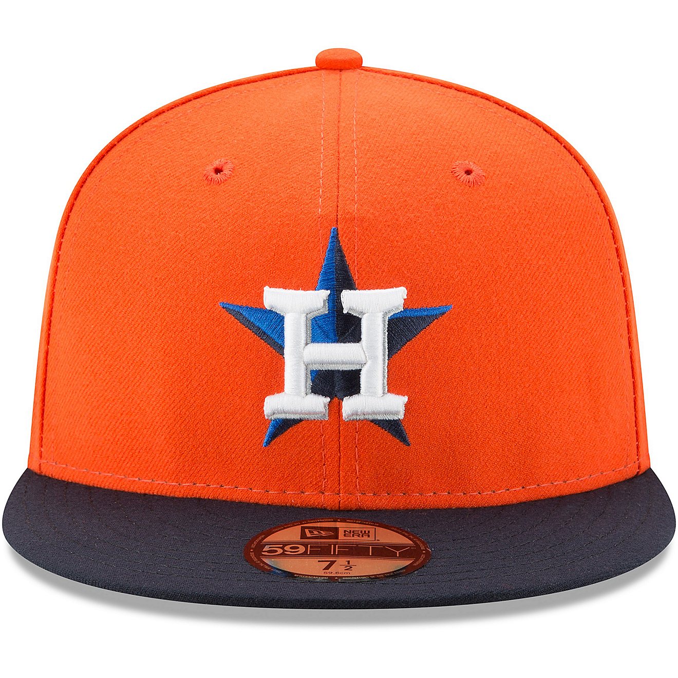 New Era Men's Houston Astros Authentic Collection Alternate 59FIFTY Fitted Cap                                                   - view number 1