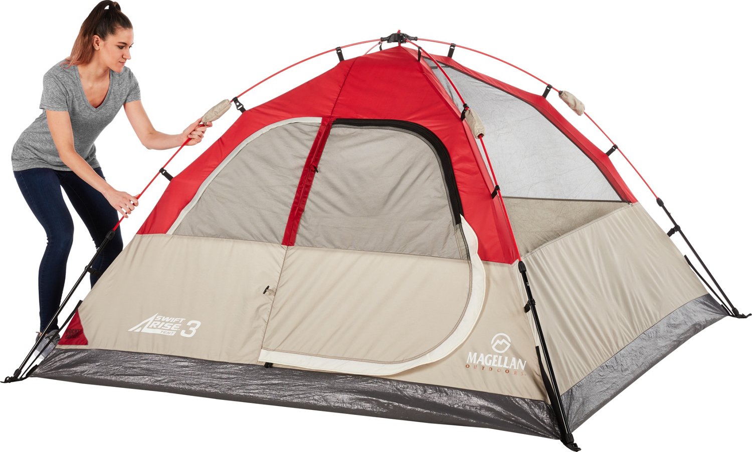 Magellan Outdoors SwiftRise Instant 3 Person Dome Tent Academy