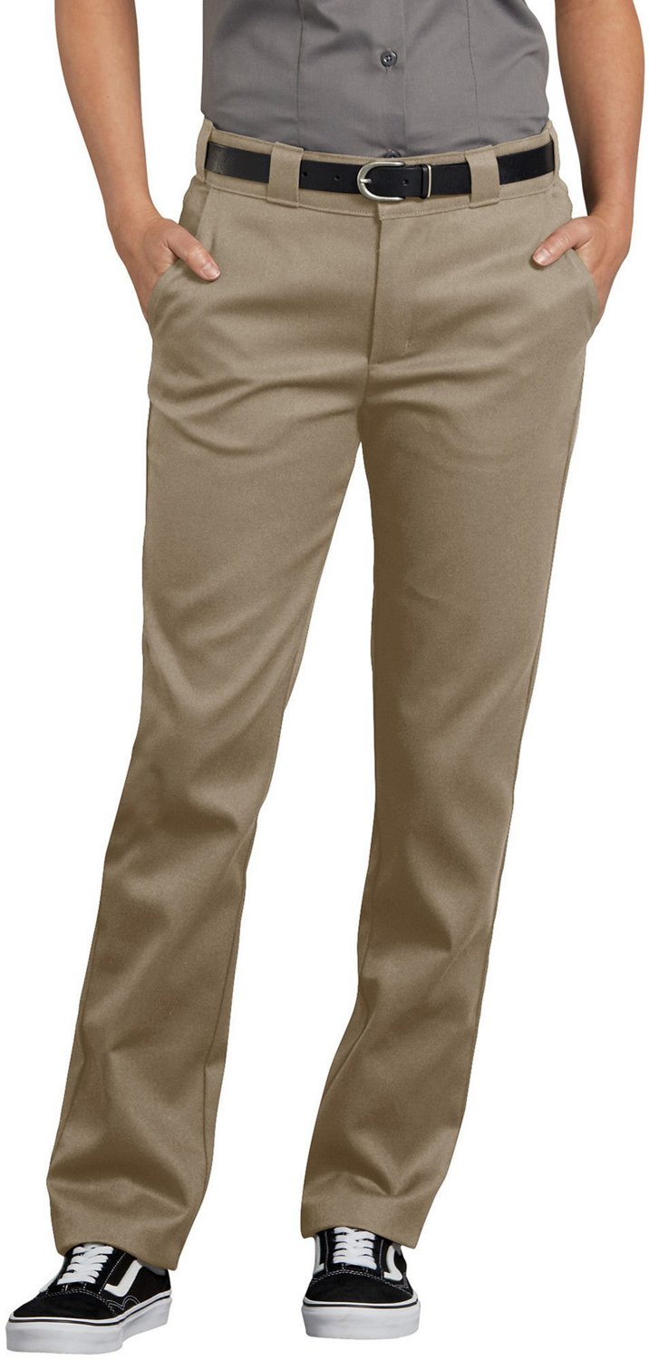 dickies slim fit work pants womens