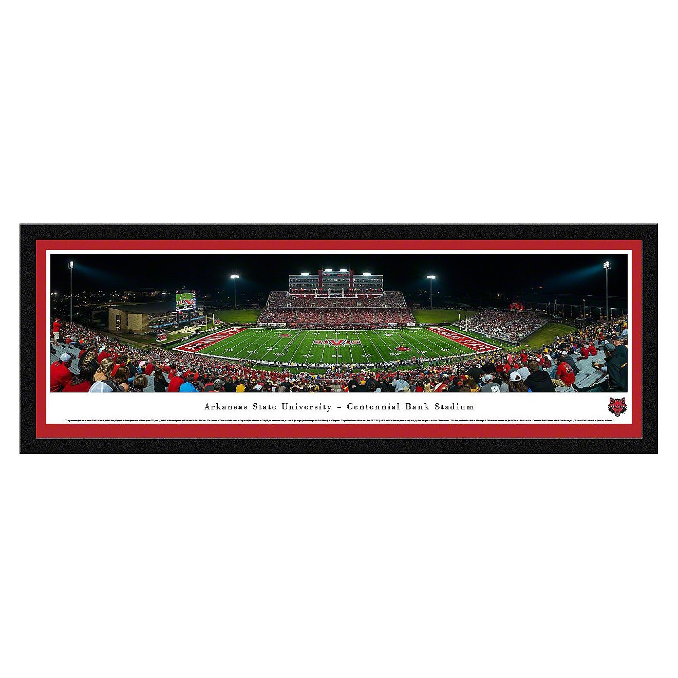 Blakeway Panoramas Arkansas State University Centennial Bank Stadium Single Mat Select Framed Panora                             - view number 1