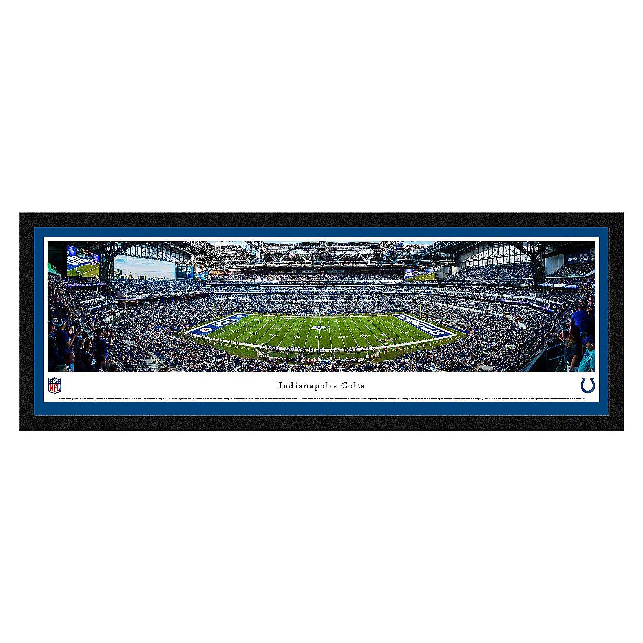 Blakeway Panoramas Indianapolis Colts Lucas Oil Stadium End Zone Single Mat Select Frame Panoramic P                             - view number 1