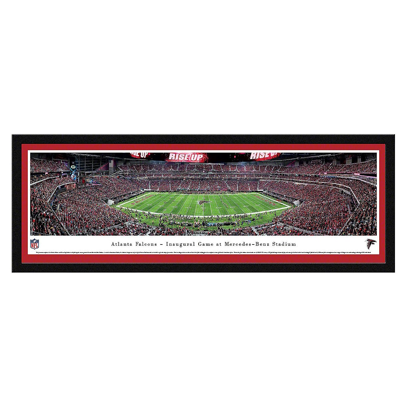 Blakeway Panoramas Atlanta Falcons Mercedes-Benz Stadium First Game Single Mat Select Framed Panoram                             - view number 1